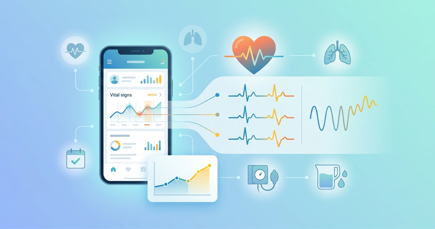 6 Early Warning Signs of Heart Failure Decompensation in Daily Vitals Data